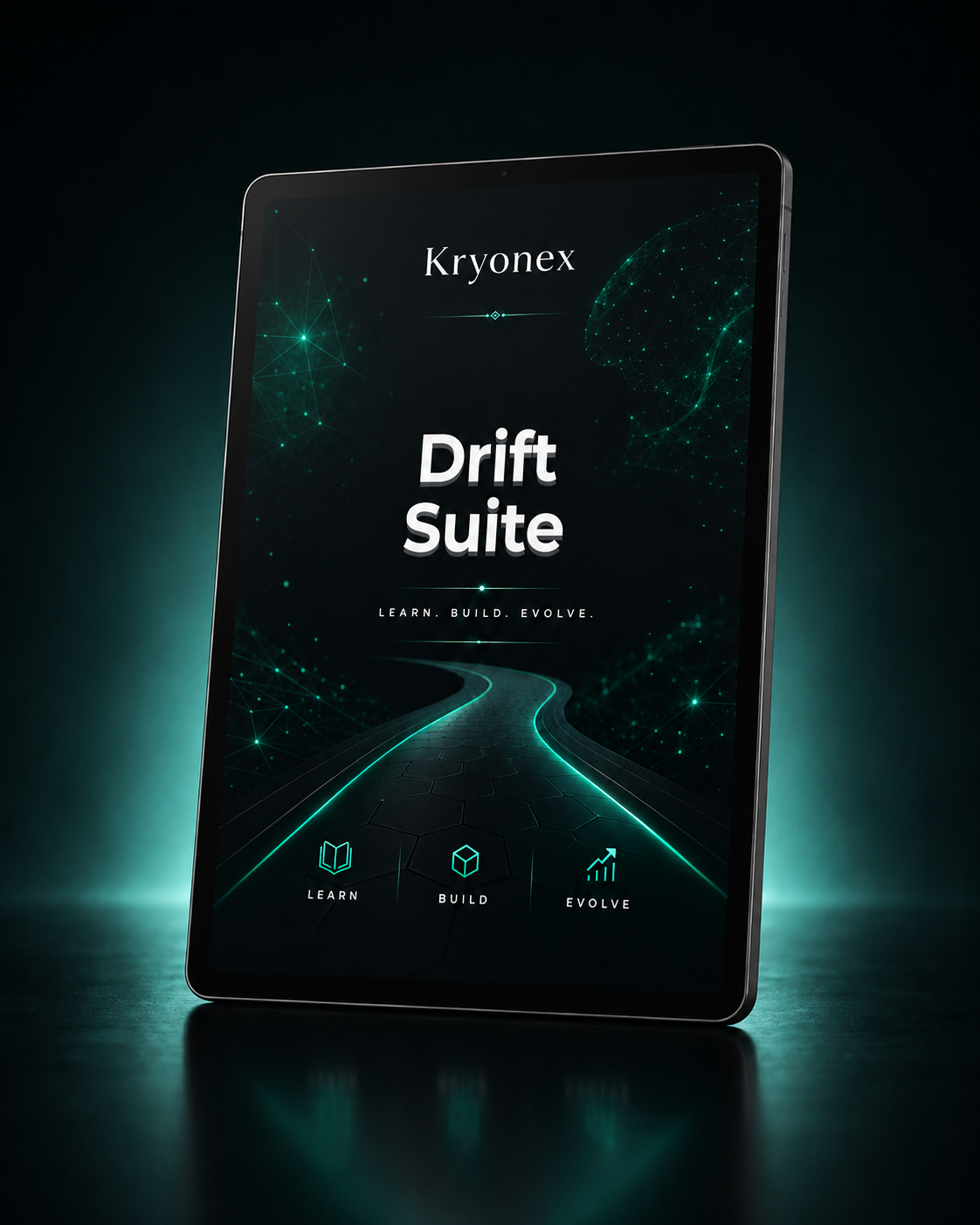 Kryonex Drift Suite product on a dark background
